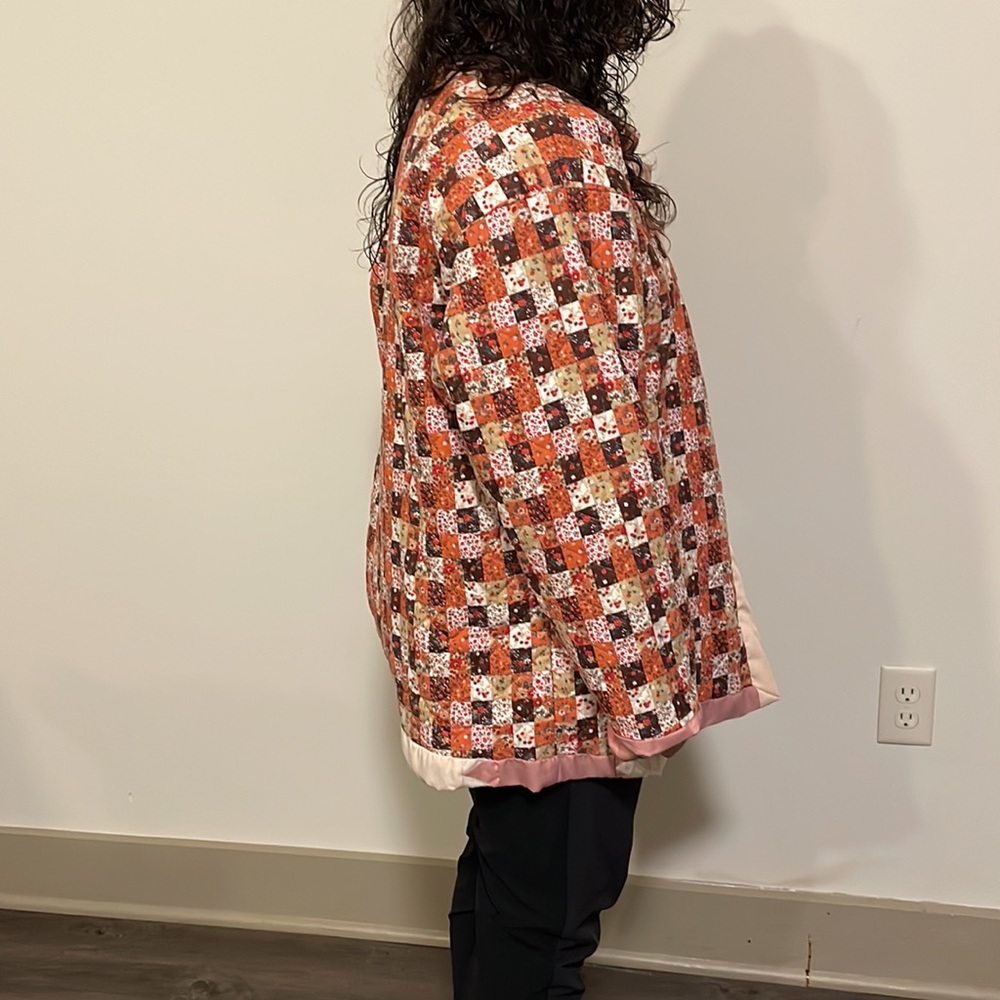 Vintage Reversible Pattern 90s Patchwork Jacket - Picture 9 of 12